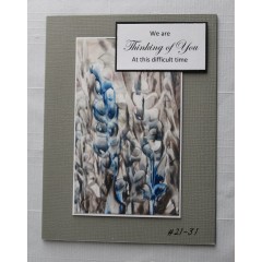 Encaustic Elements Sympathy Card - Made in Creston BC  #21-31